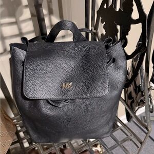 Michael Kors black backpack